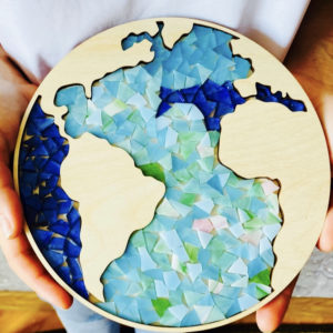 Стеклянная мозаика «Моя планета»